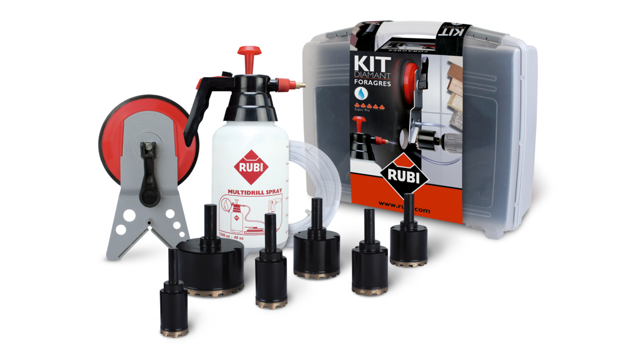 Kit trépans diamant FORAGRES RUBI - 50903