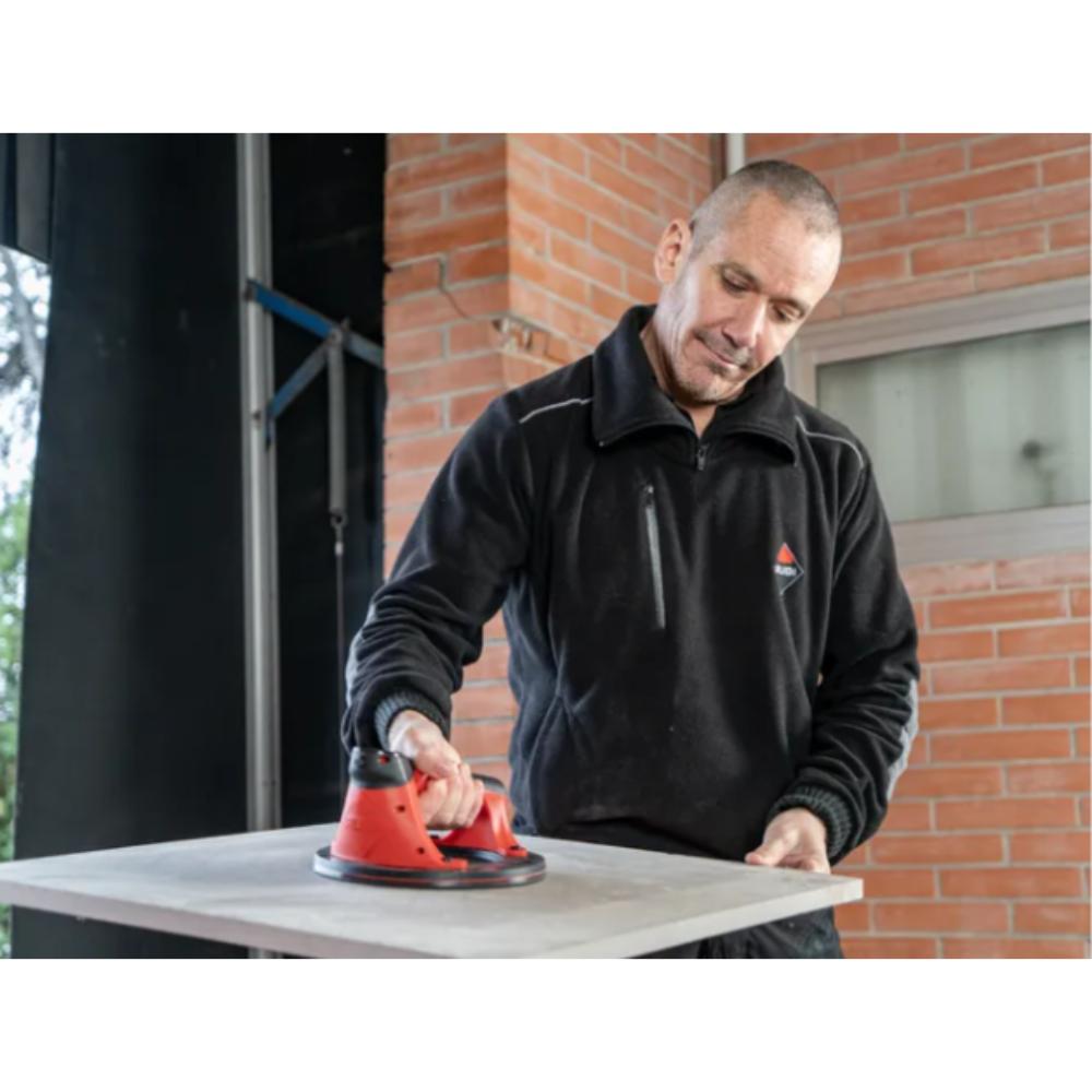 Ventouse à batterie carrelage 150 kg RUBI Octo-Kong energy USB 66978