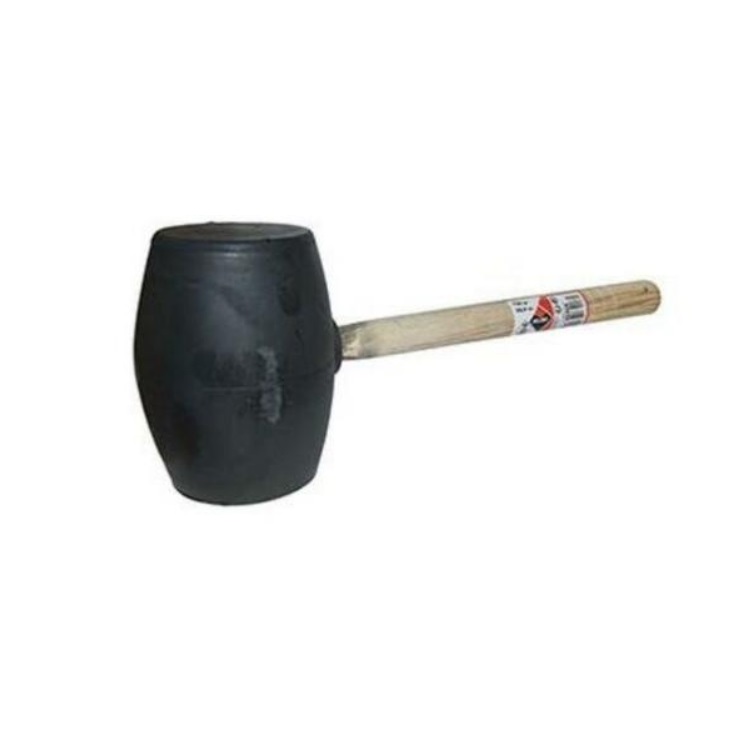 Maillet caoutchouc noir souple 750 gr RUBI - 88553