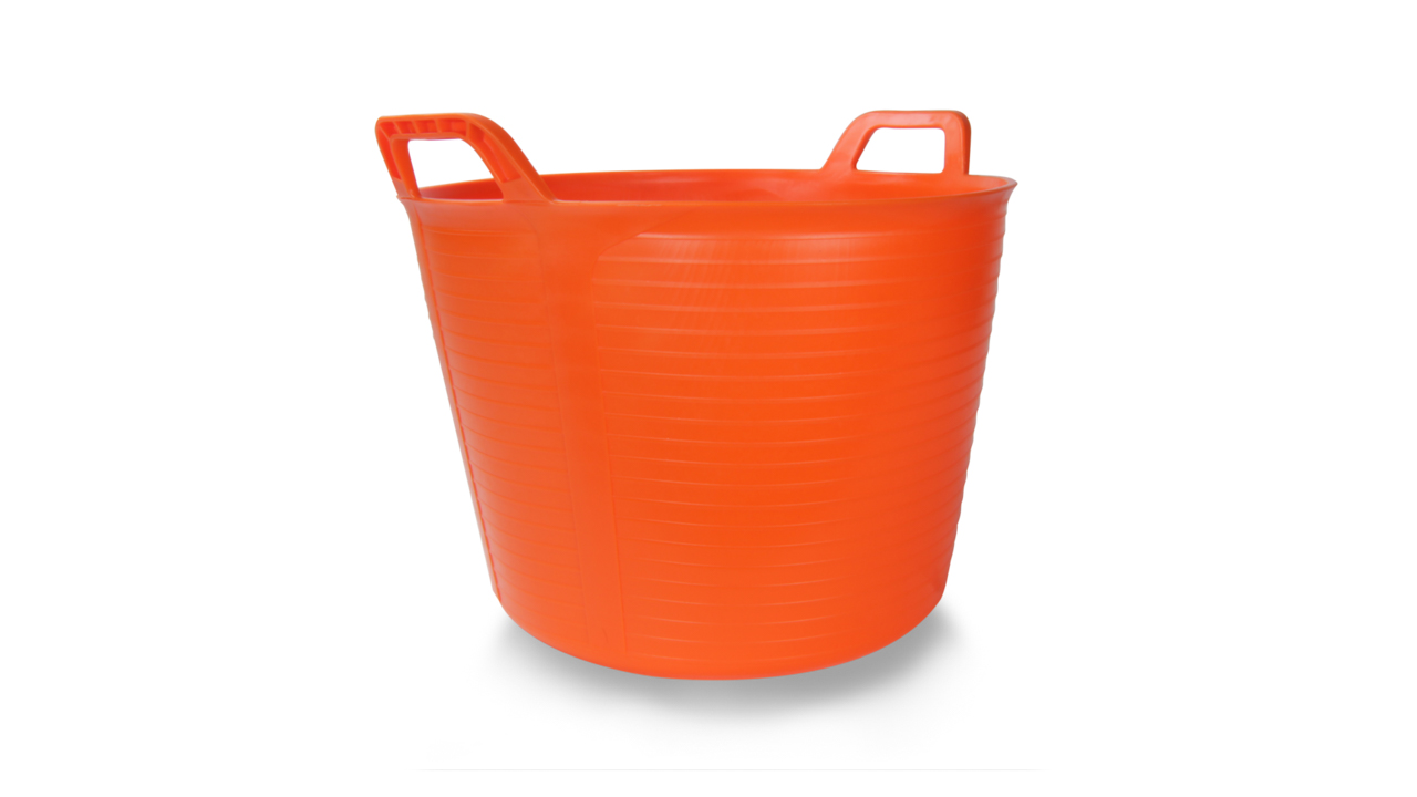 Auge en plastique orange numéro 3 - 40 litres - RUBI - 88724