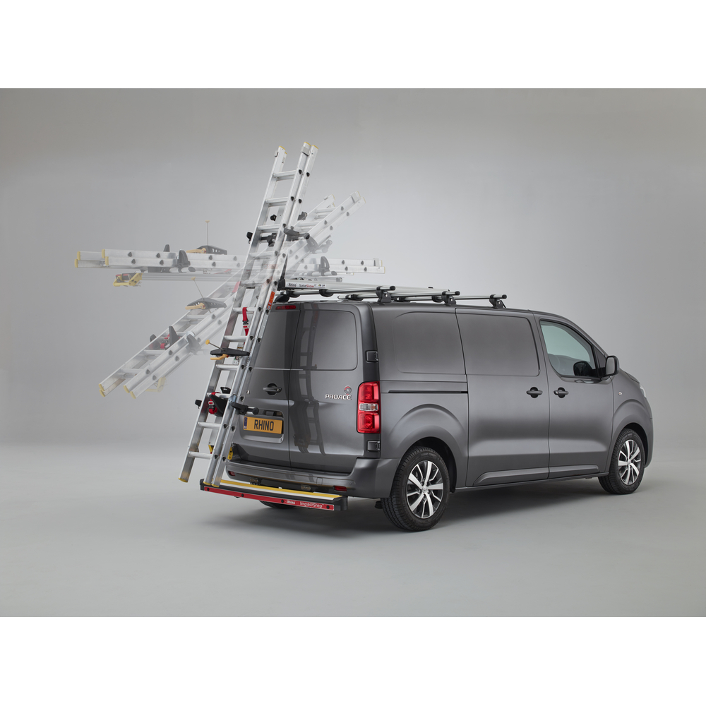 Retenue d'échelle SAFESTOW4 TRANSIT CUSTOM 2013 - 2023 Ford - RHINO PRODUCTS - RAS18-SK25TM33