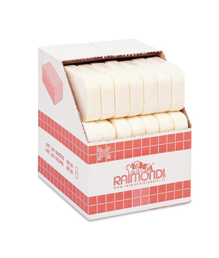 Éponge Cellulose 19x12x4 cm pour Propreté Joints Époxy - RAIMONDI - 11186A