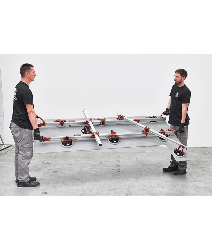 Système de manutention carreaux grands formats 320 cm - Easy Move MKIV Double 8 Ventouses - RAIMONDI - 13566