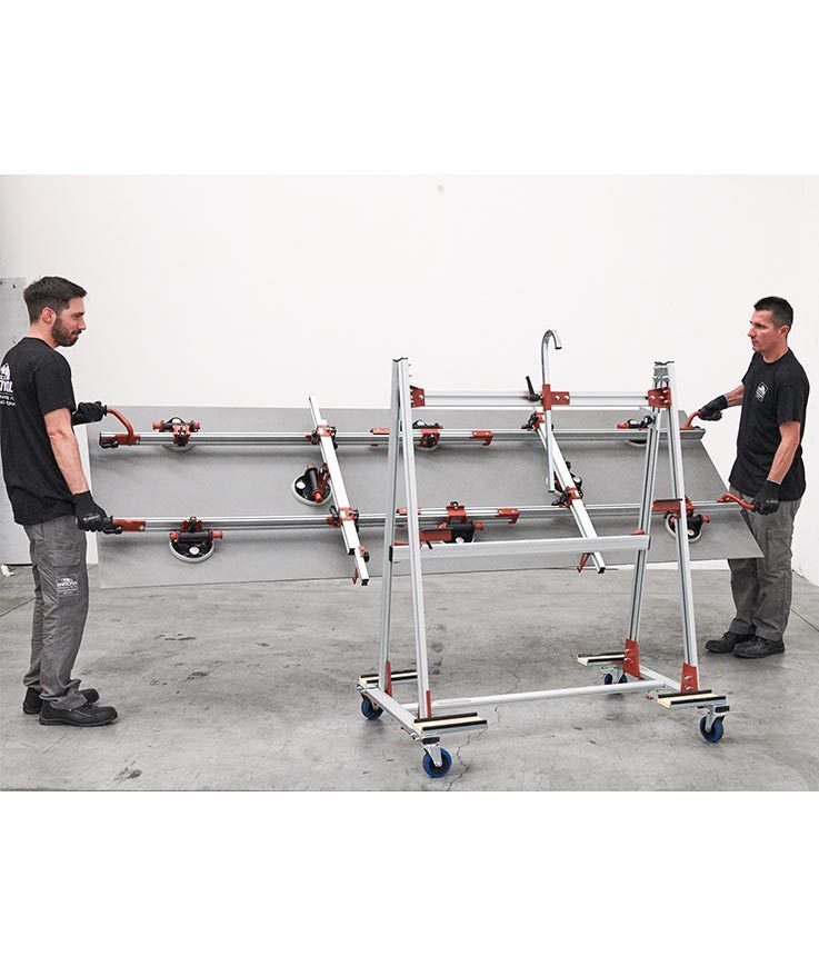 Système de manutention carreaux grands formats 320 cm - Easy Move MKIV Double 8 Ventouses - RAIMONDI - 13566