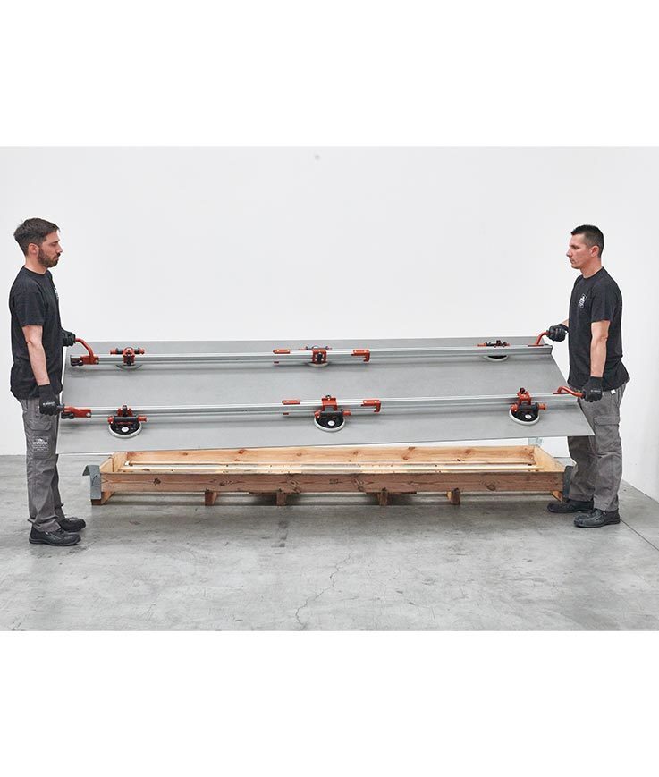Système de manutention Easy-Move MKIV pour carreaux grands formats - 6 ventouses - 320cm max - RAIMONDI - 13568