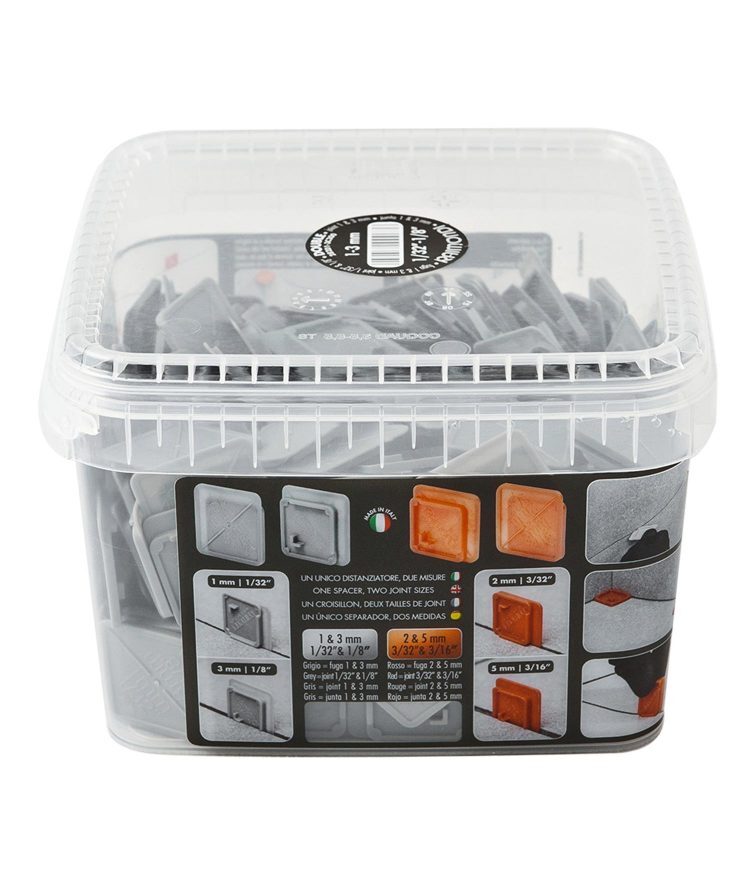 Croisillons Doubles Récupérables 1 et 3mm - Seau de 300 pcs - RAIMONDI - 15071