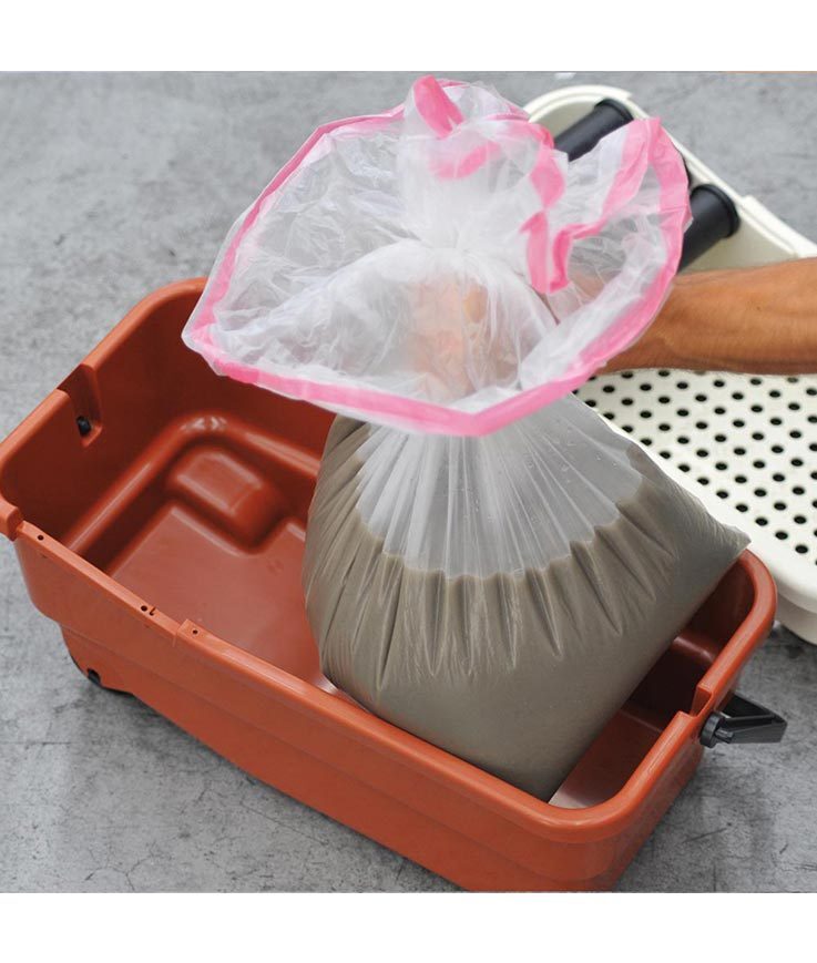 Bac de Lavage 10L avec Frottoir et Sac Plastique pour Jointoiement - Easy - RAIMONDI - 15303