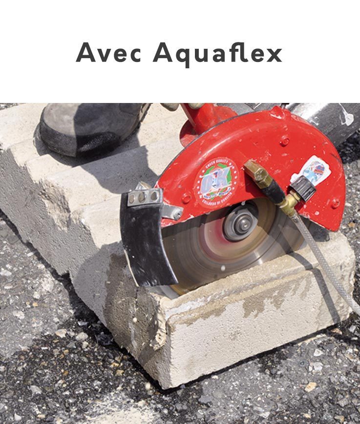 Disque de Rainurage Ø180mm Aquaflex avec Brumisateur - Transformation Meuleuse en Scie à Eau - RAIMONDI - 22095