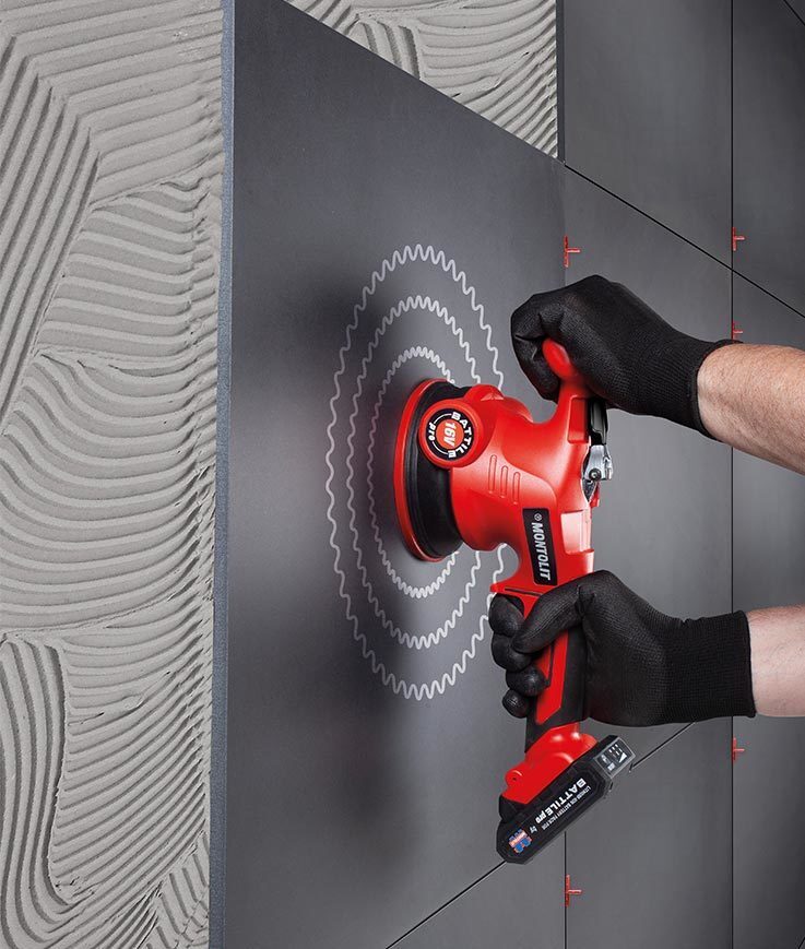 Ventouse à levier vibrante pour carreaux et dalles - Battile Pro - RAIMONDI - 22518