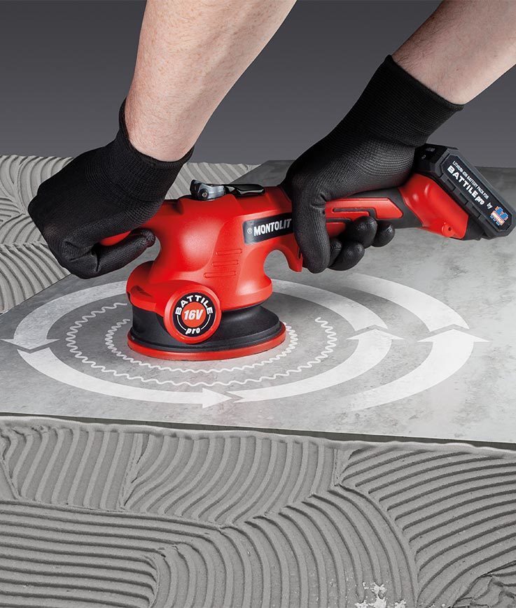 Ventouse à levier vibrante pour carreaux et dalles - Battile Pro - RAIMONDI - 22518