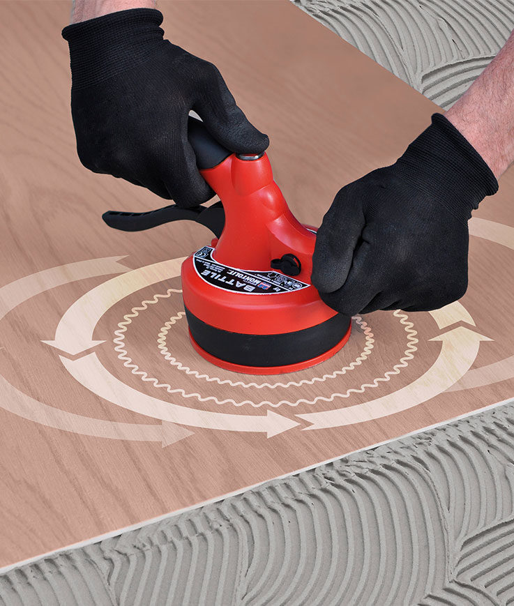 Ventouse à levier pour carreaux et dalles avec batte vibrante - RAIMONDI - 22519