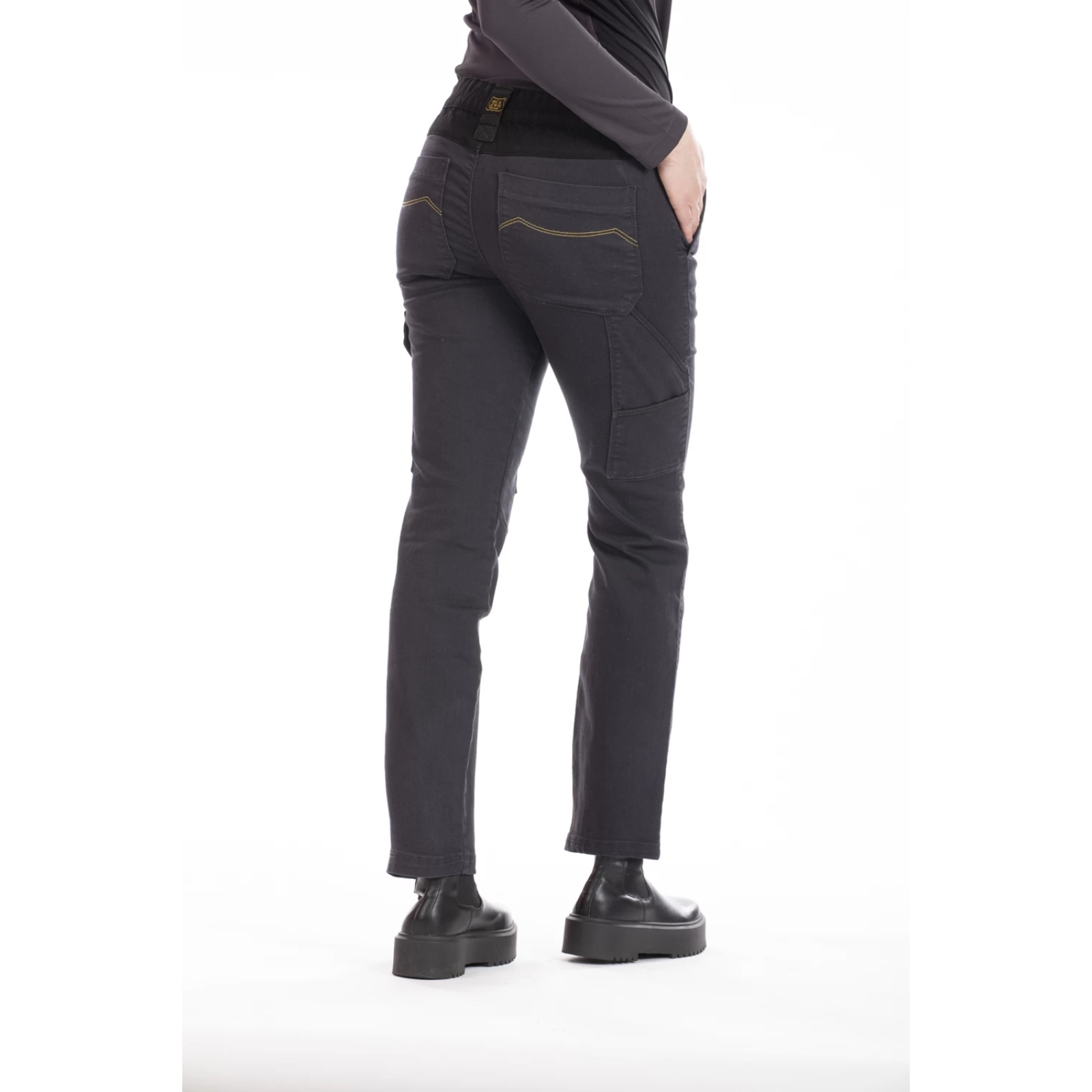 Pantalon de travail multi poches stretch BETTYC gris - RICA LEWIS 