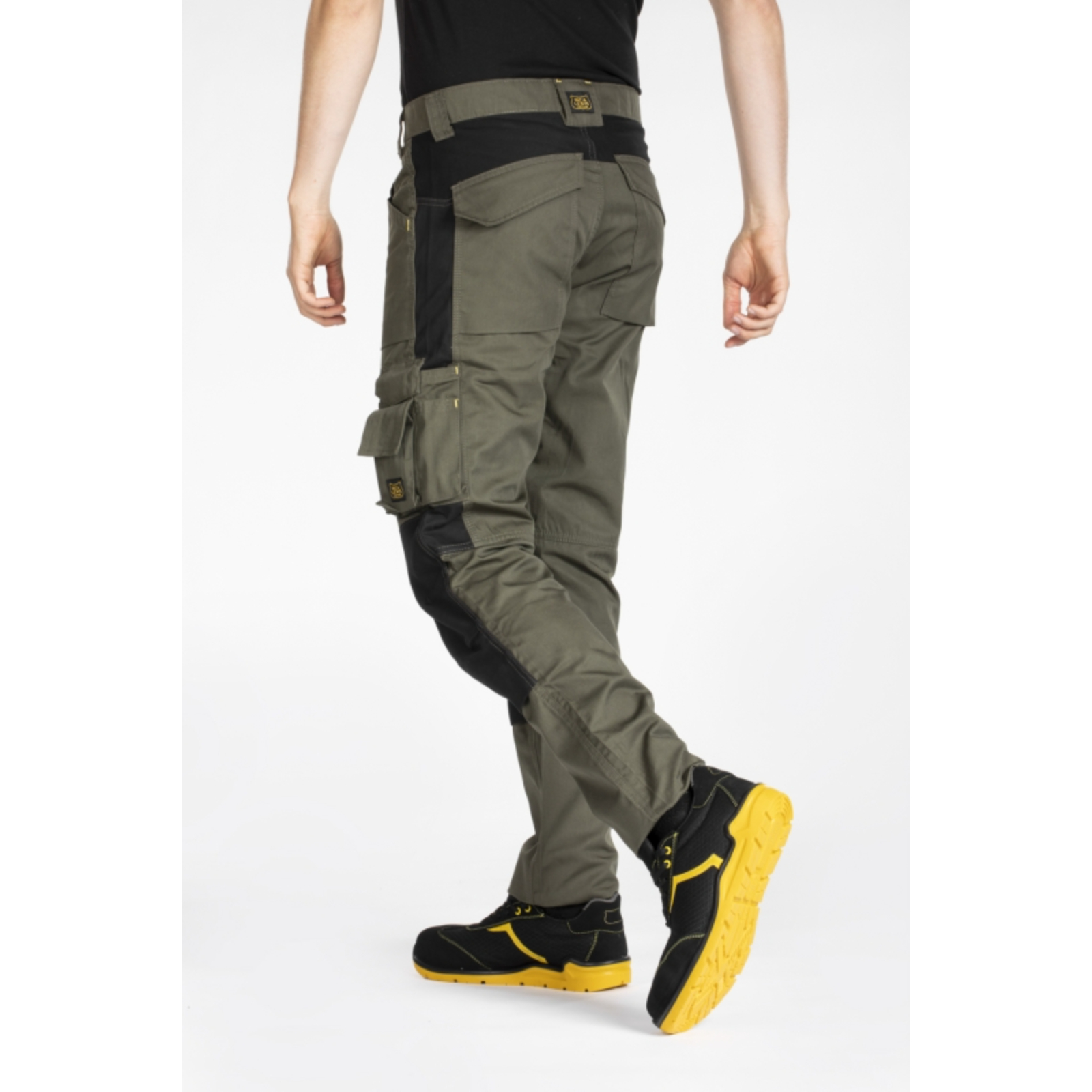 Pantalon de travail coupe droite MOBILOS kaki - RICA LEWIS 