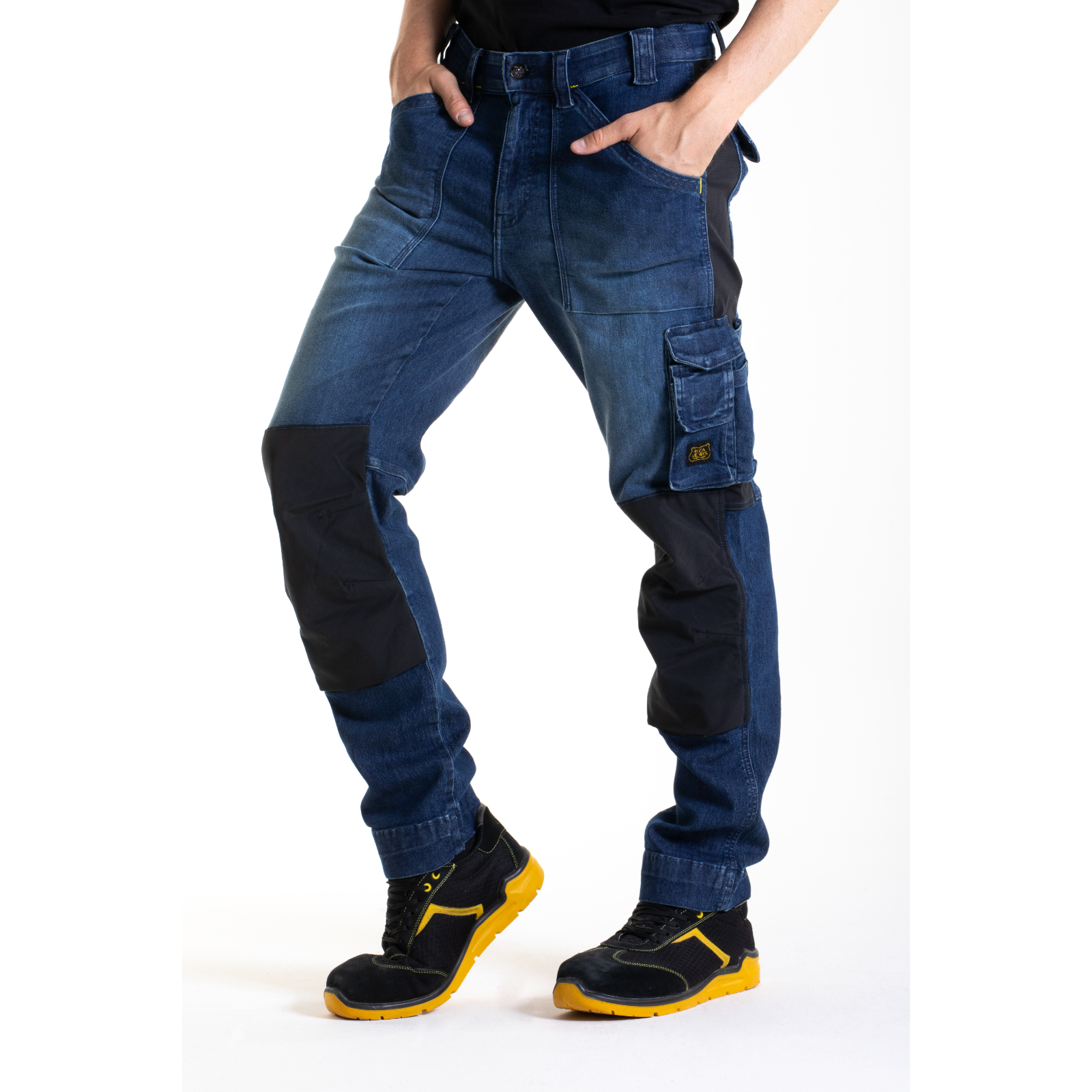 Pantalon de travail MOBTEC coupe classique en denim stretch FIBREFLEX - RICA LEWIS 