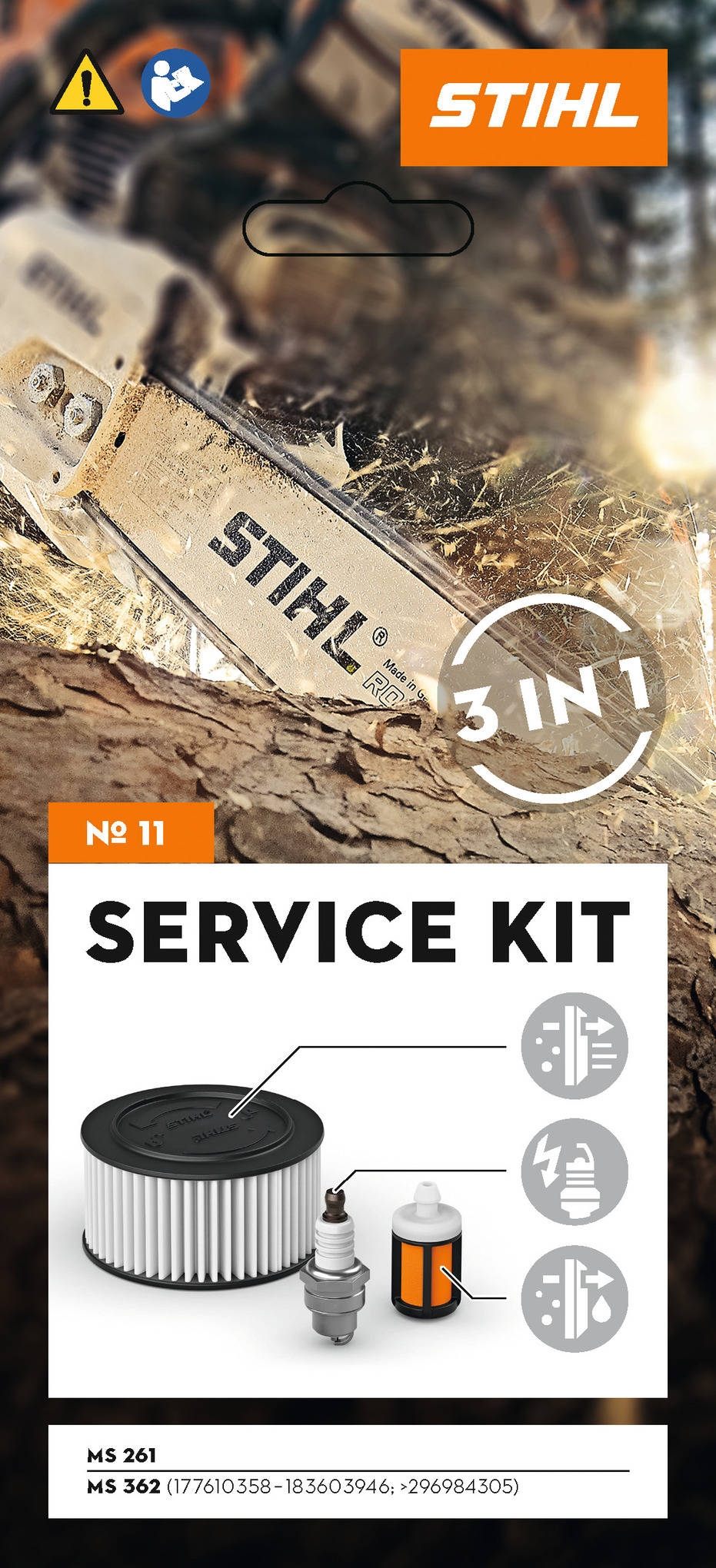 Service Kit MS 261 129950 - STIHL - 11400074101