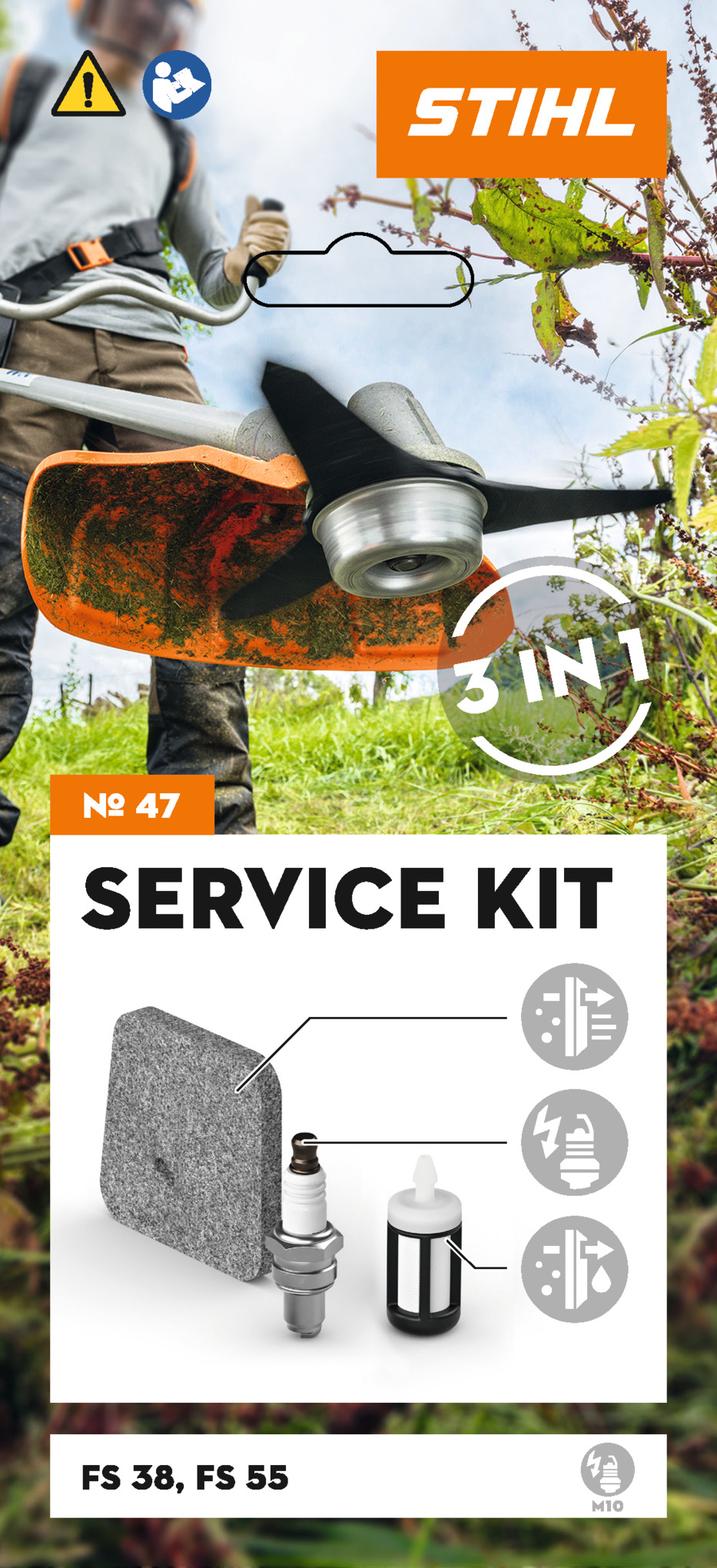 Service Kit FS 38 FS 55 140909 - STIHL - 41400074103