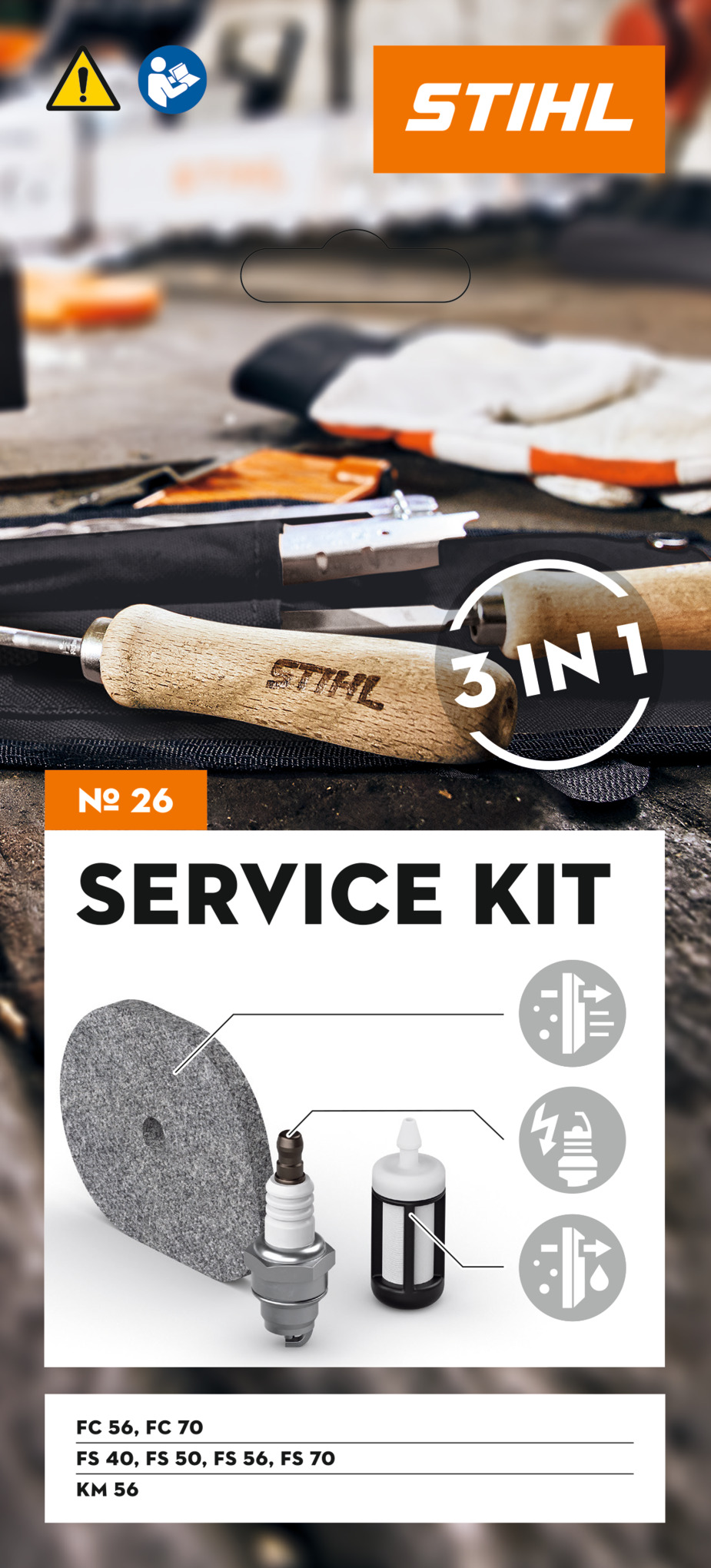 Service Kit FS 70 / FS 56 / FS 50 / FS 40 et KM 56 130046 - STIHL - 41440074100