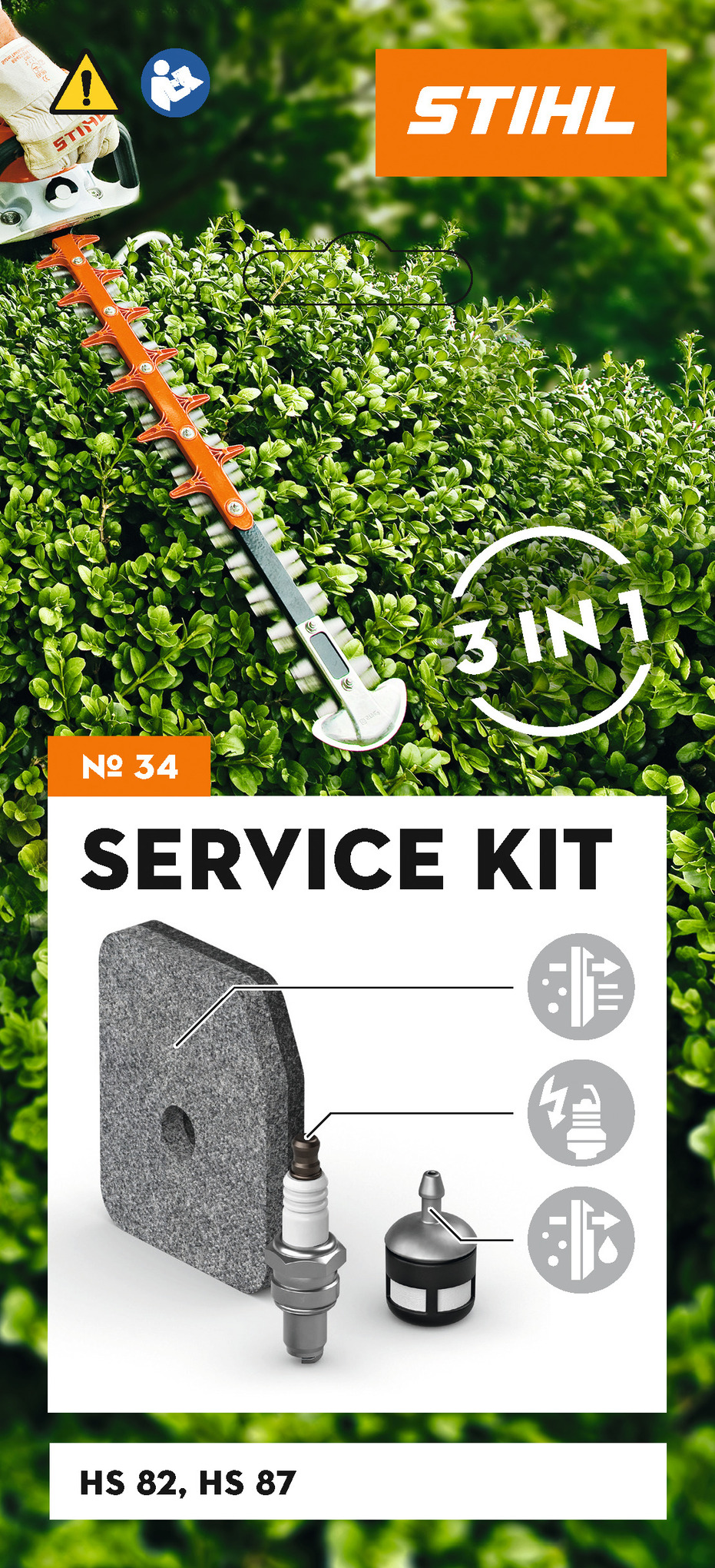 Service Kit HS 82 HS 87 129995 - STIHL - 42370074100