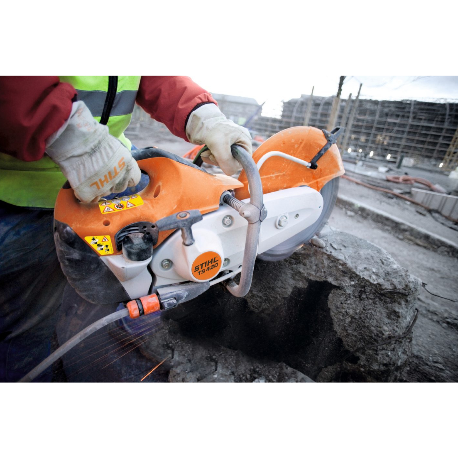 Découpeuse thermique à disque TS 420 DB10 350mm - STIHL - 42382000040