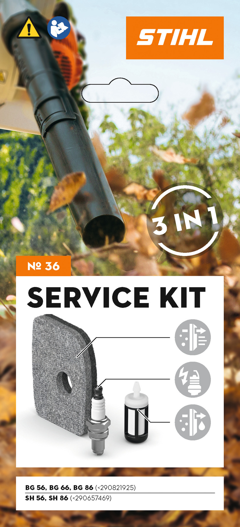 Service Kit N°36 pour BG 56 / BG 66 / BG 86 130026 - STIHL - 42410074100