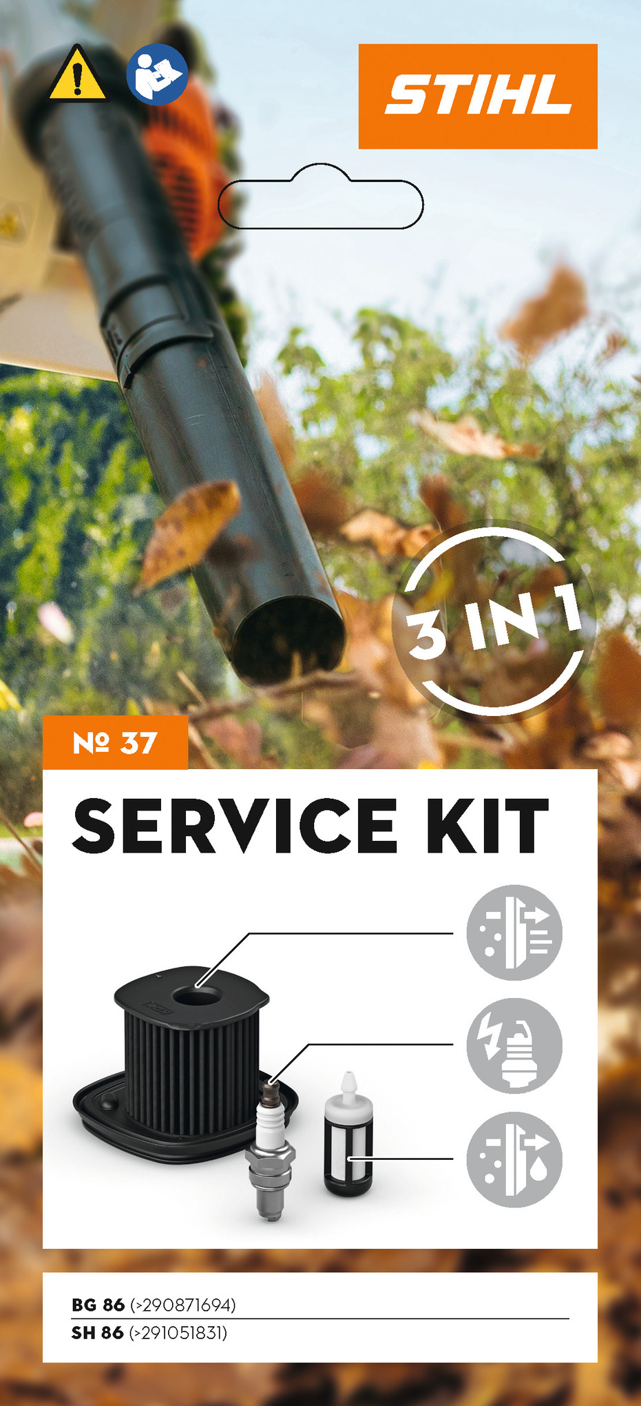 Service Kit BG 86 SH 86 >2013 130147 - STIHL - 42410074101