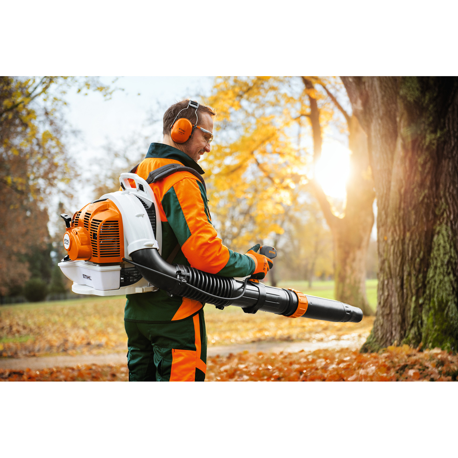Souffleur de feuilles à dos thermique STIHL BR450 - 42440111635