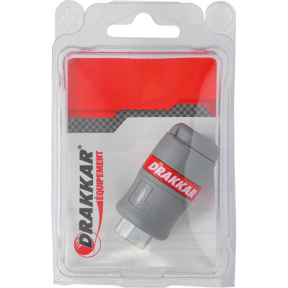 Raccord rapide femelle passage d'air 6mm filetage femelle 1/4