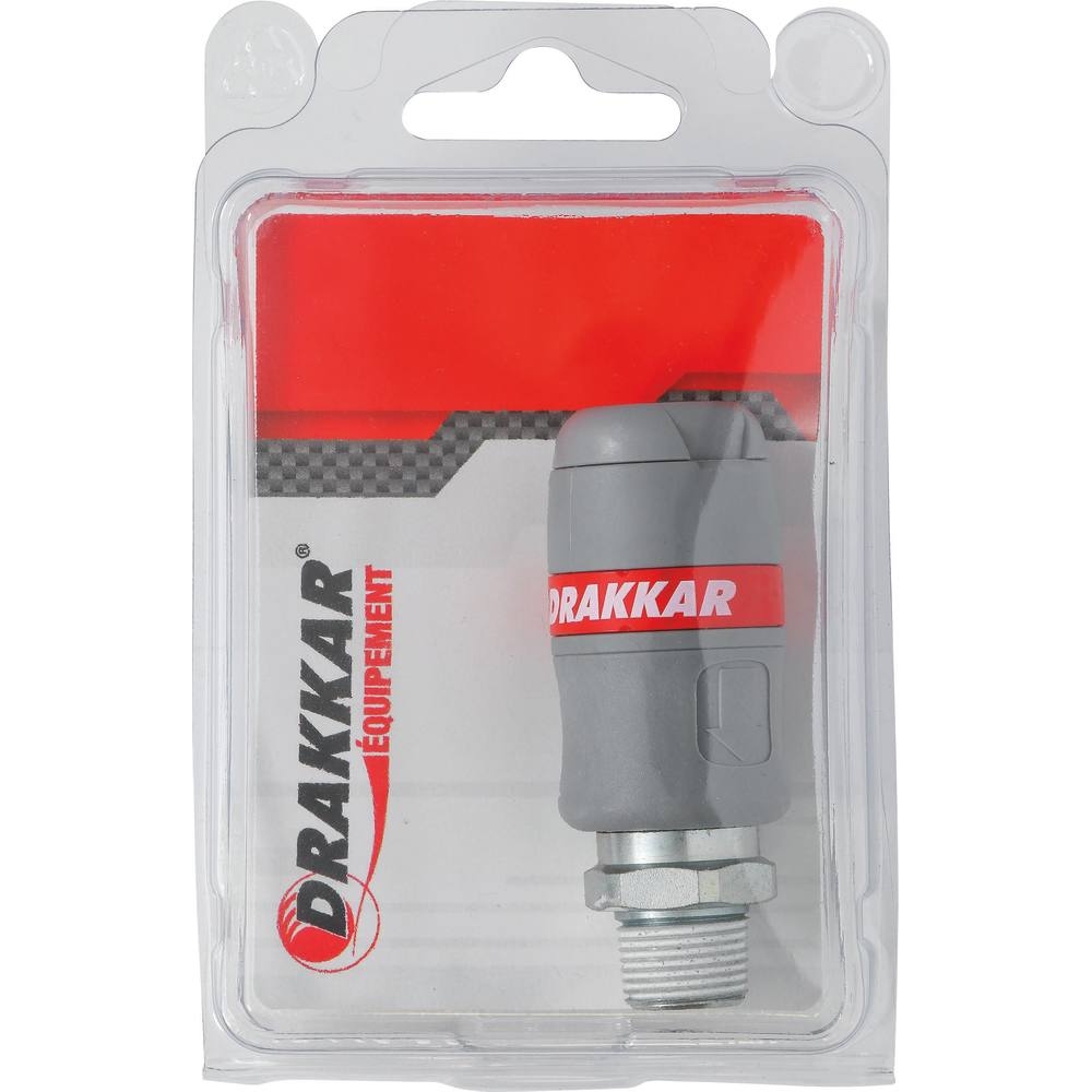 Raccord rapide femelle passage d'air 6mm filetage mâle 3/8