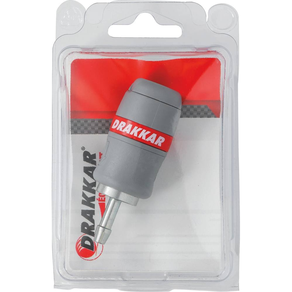 Raccord rapide femelle passage d'air 6mm pour tuyau de 6mm - DRAKKAR - 01360