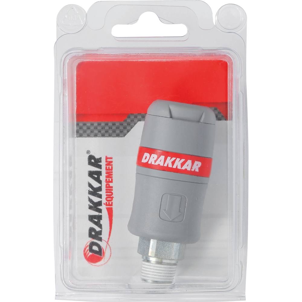 Raccord rapide femelle passage d'air 8mm filetage mâle 3/8