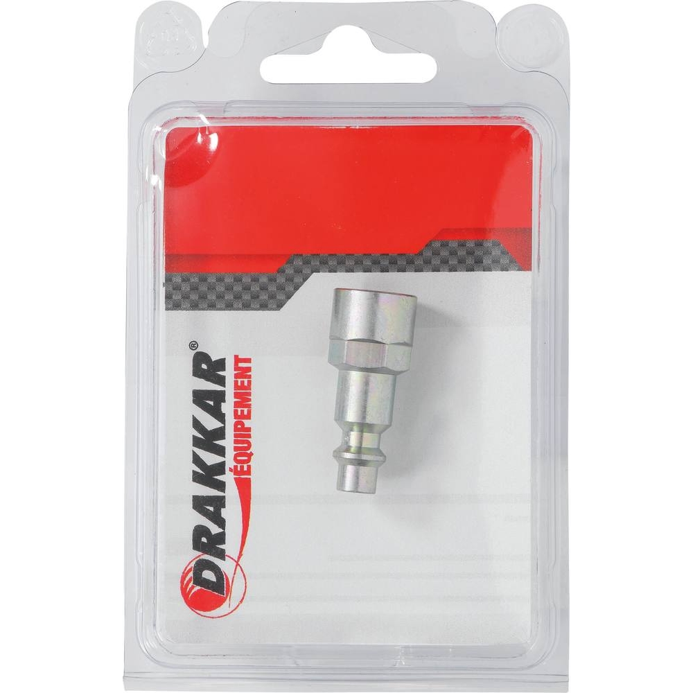 Raccord rapide mâle passage d'air 6mm filetage femelle 1/4