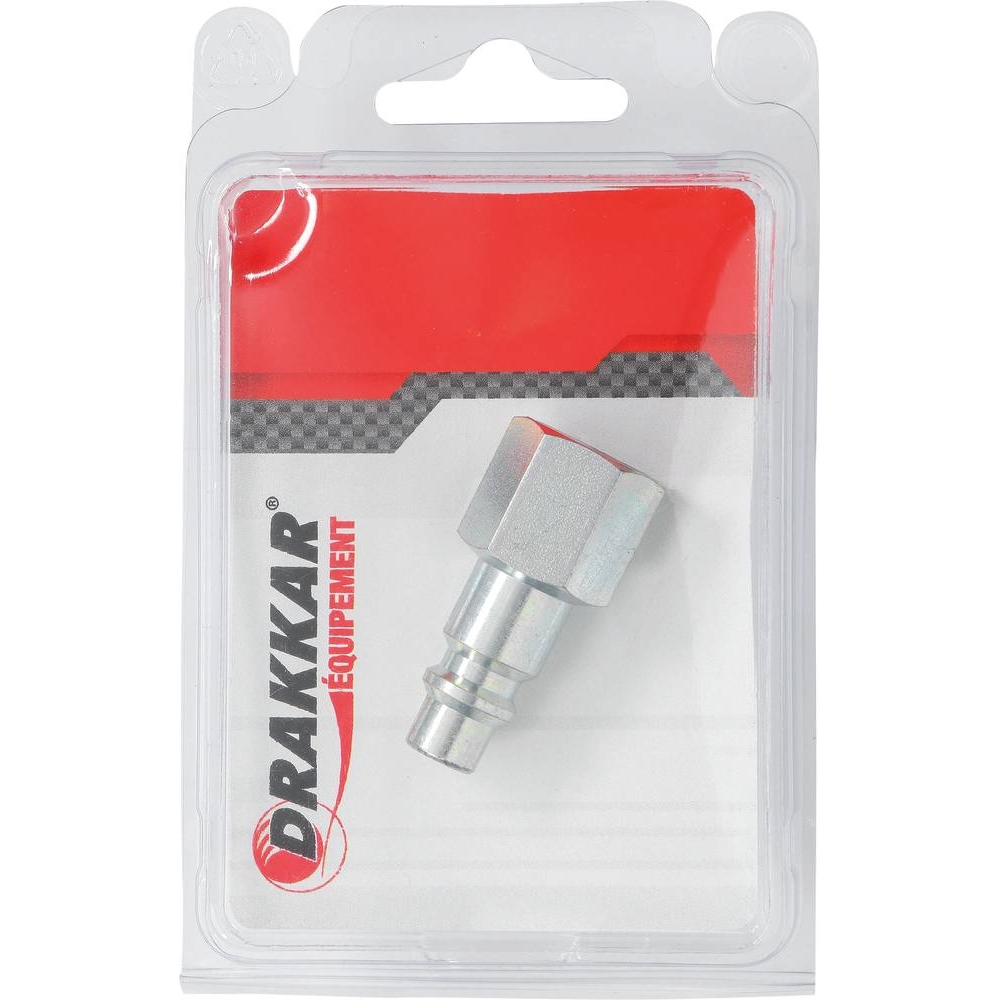 Raccord rapide mâle passage d'air 8mm filetage femelle 3/8