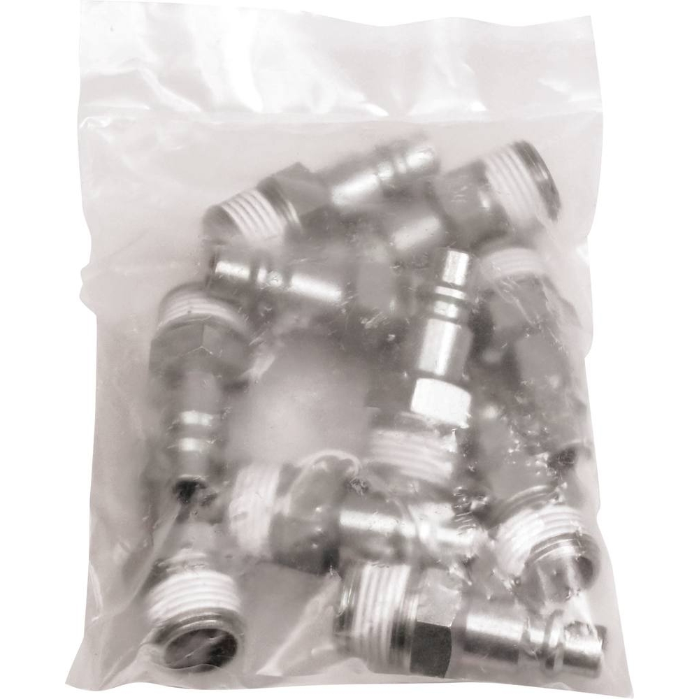 Raccord rapide mâle passage d'air 8mm filetage mâle 1/2