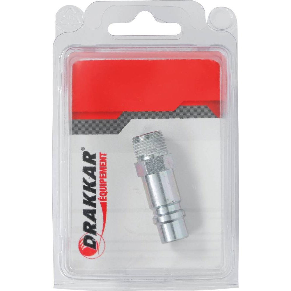 Raccord rapide mâle passage d'air 11mm filetage mâle 3/8