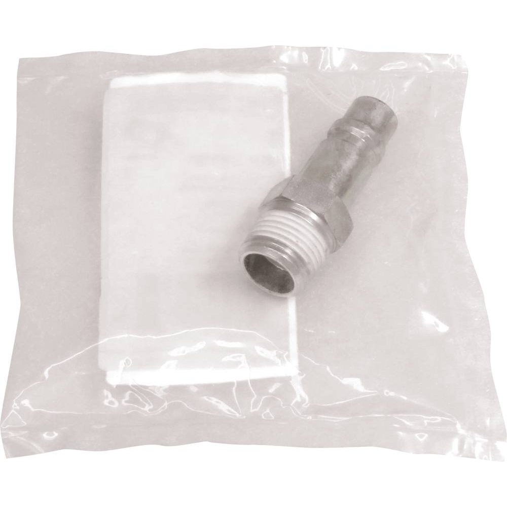 Raccord rapide mâle passage d'air 11mm filetage mâle 1/2