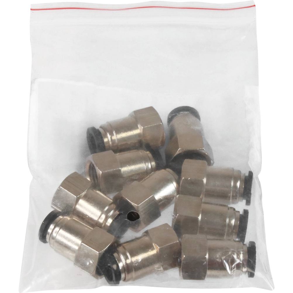 Raccord instantané métallique droit femelle cylindrique 1/4