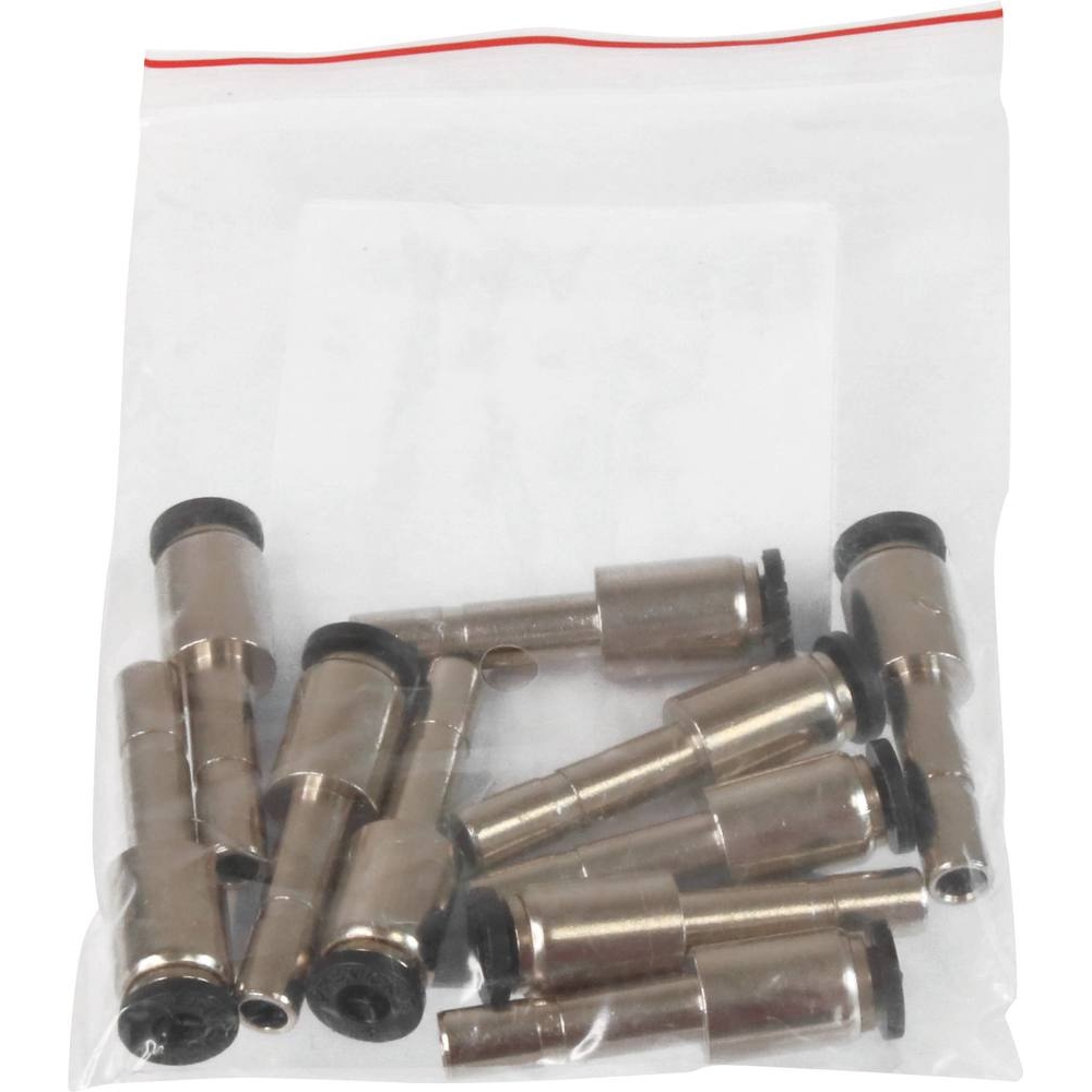 Raccord instantané métallique droit réduction 4-6mm - lot de 10 pcs - 01761