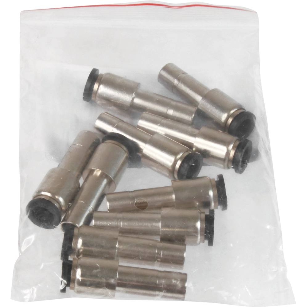 Raccord instantané métallique droit réduction 8-10mm - lot de 10 pcs - 01764
