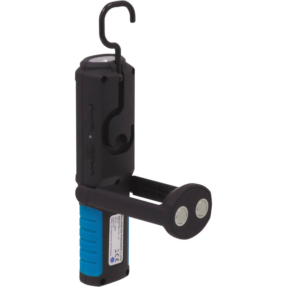 Baladeuse LED 250 + 50 lumens articulée rechargeable STILKER - 02162