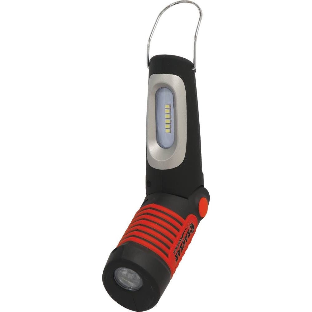 Baladeuse d'atelier LED 300 lumens articulée rechargeable DRAKKAR - 02255