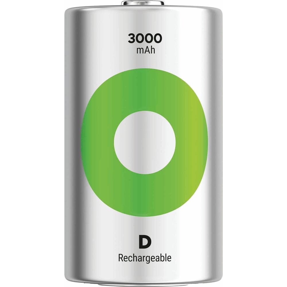 Pile rechargeable D/HR20 Ni-Mh 3000mAh - de 2 piles GP - 02566