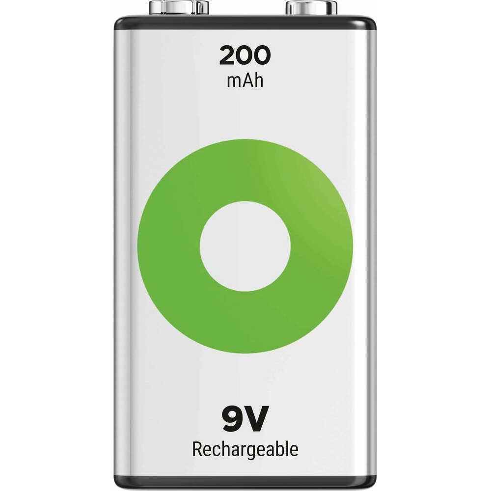 Pile rechargeable HF22/RL61 9V Ni-Mh 200mAh - de 1 pile GP - 02571