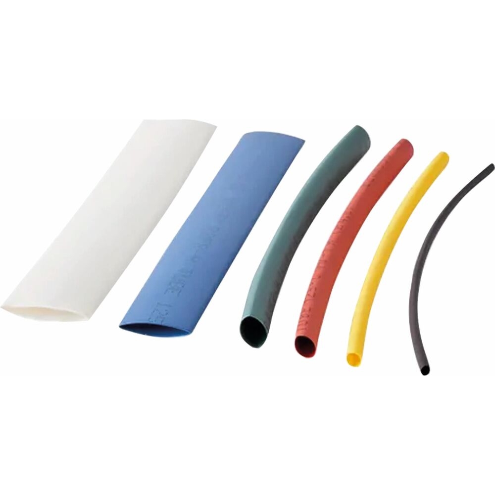 Gaine thermorétractable 2:1 multicolore 90mm - Coffret de 180 pcs SODELEC - 02783