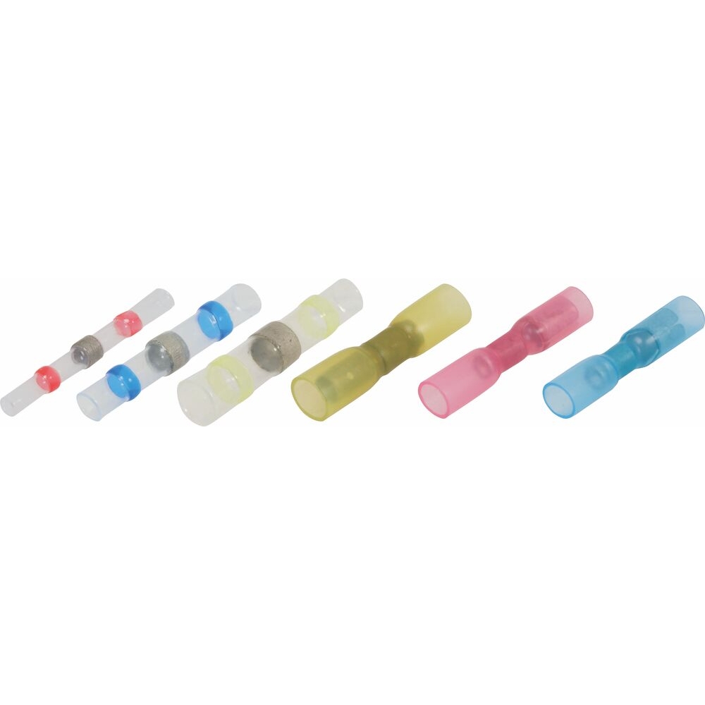 Cosse jonction bout à bout isolée thermorétractable - coffret de 150 pcs SODELEC - 02795