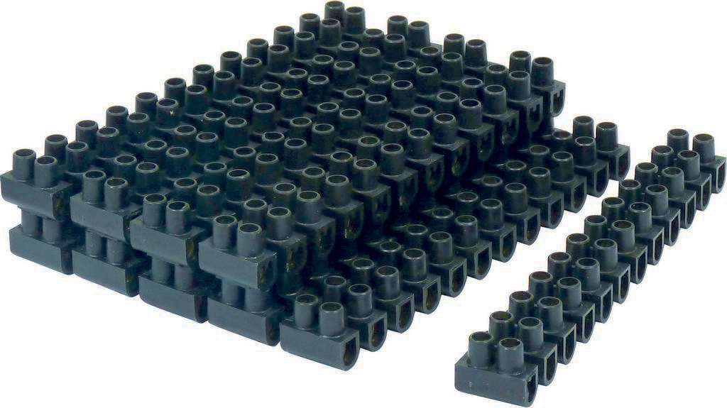 10 barrettes 12 plots domino diam int 25mm DEBFLEX - 03285