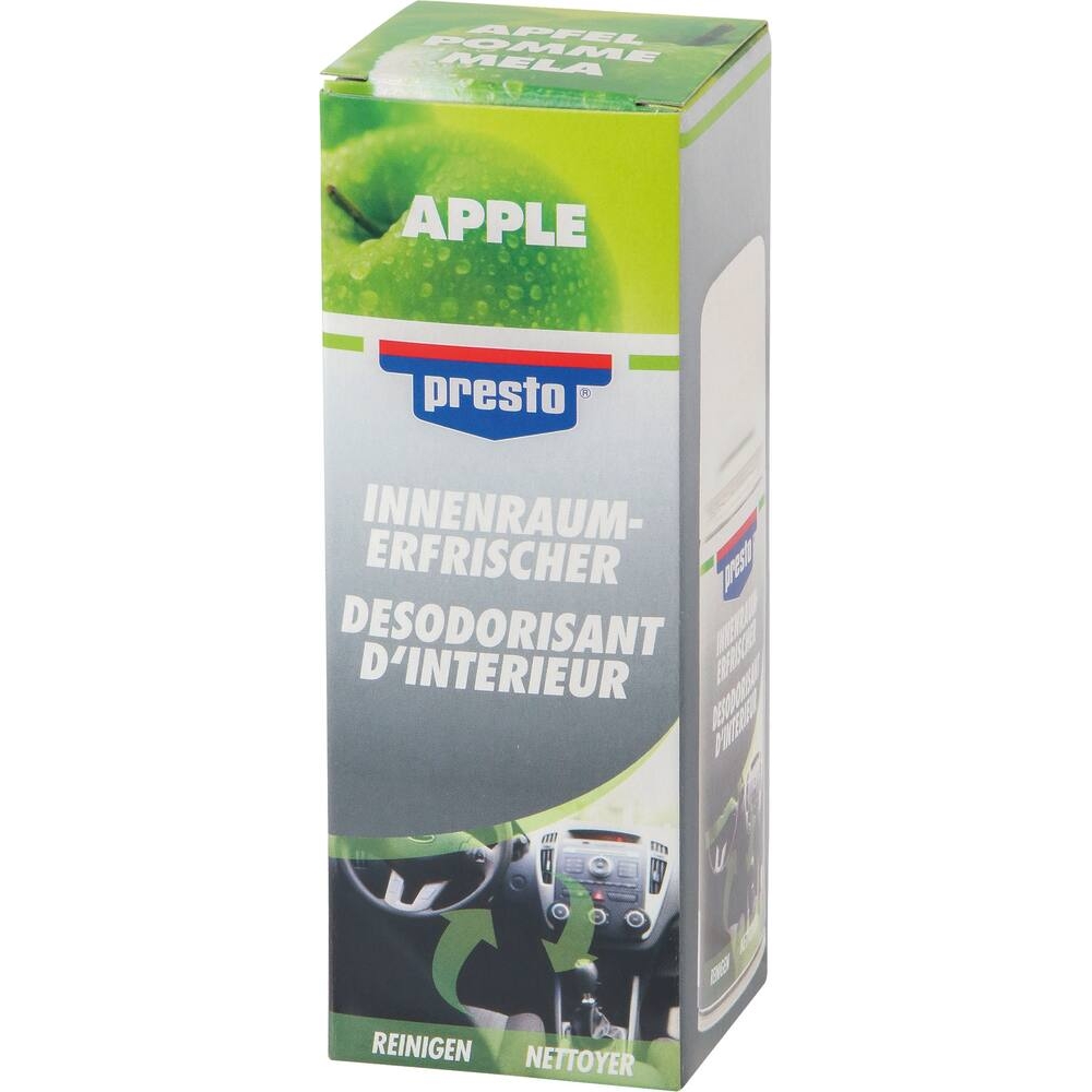 Nettoyant climatisation parfum pomme - aérosol à percuter de 150ml PRESTO - 03980