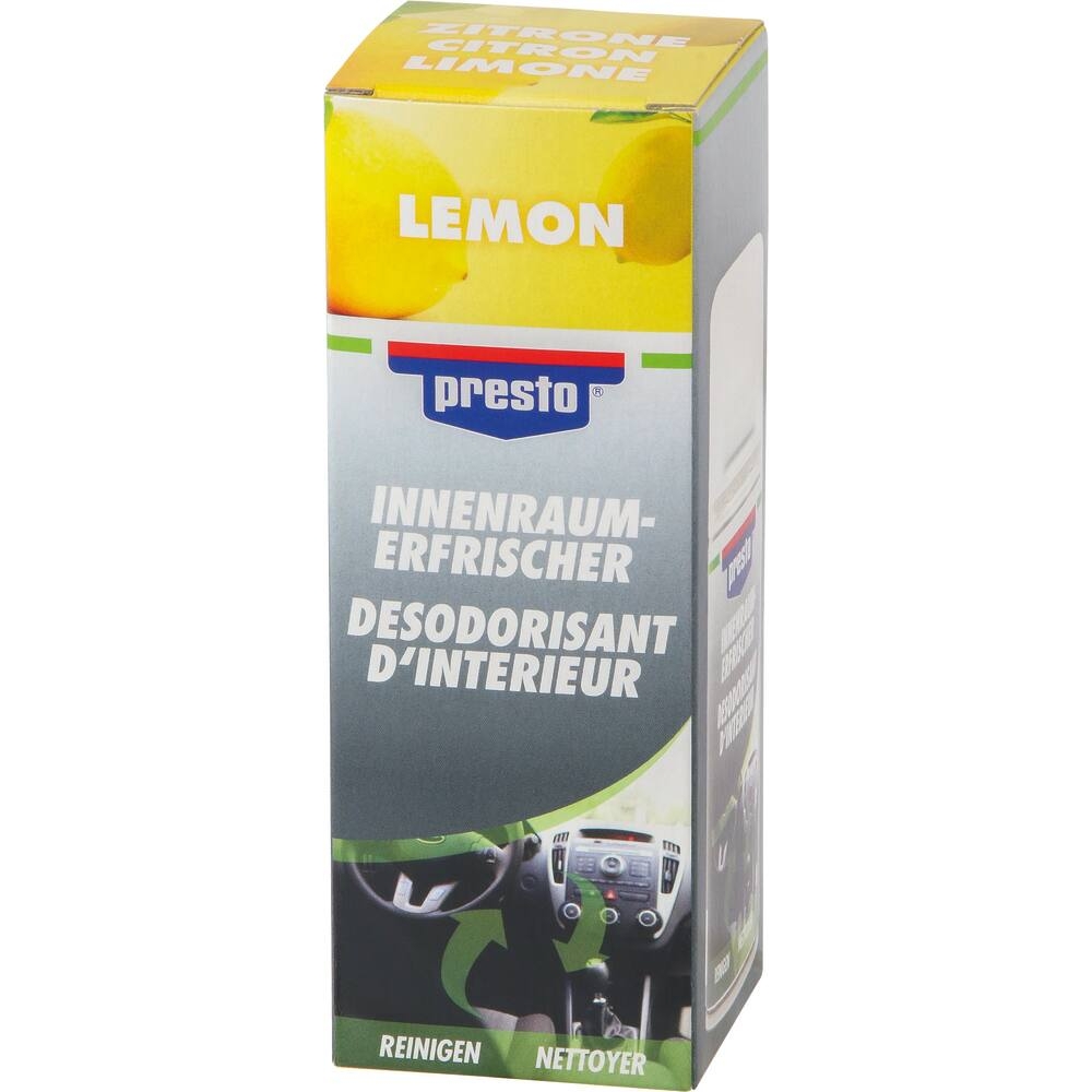 Nettoyant climatisation parfum citron - aérosol à percuter de 150ml PRESTO - 03982