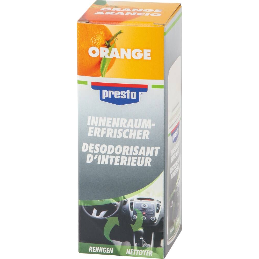 Nettoyant climatisation parfum orange - aérosol à percuter de 150ml PRESTO - 03984