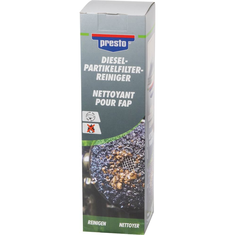 Nettoyant filtre à particule FAP pour véhicule diesel - aérosol de 400ml avec sonde PRESTO - 03992