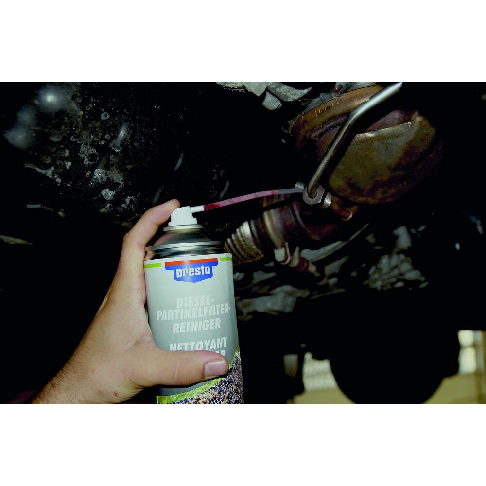 Nettoyant filtre à particule FAP pour véhicule diesel - aérosol de 400ml avec sonde PRESTO - 03992